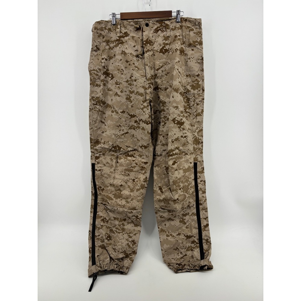 USMC Lightweight Exposure Trousers‎ Mens Large Long Gore-Tex MARPAT Camo Propper
